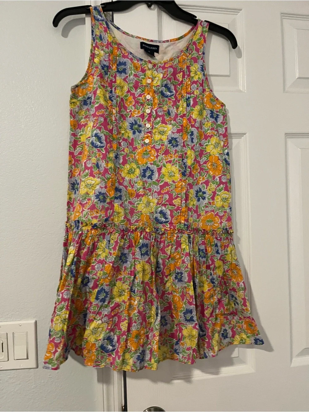 Ralph Lauren Multicolor Floral Tiered Dress